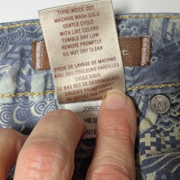 Paige Monte Boot Cutoff Shorts 30 Y2K‎ Denimcore Raw Hem Made in USA Denimcore - Picture 7 of 13